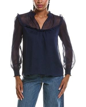 Draper James Long-Sleeve Top - Blue