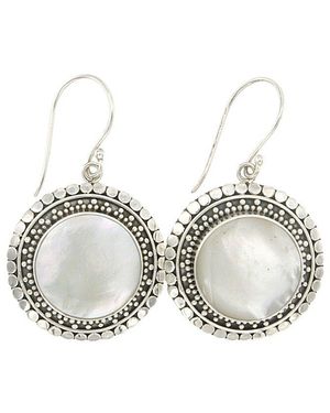 Samuel B. Pearl Earrings - White