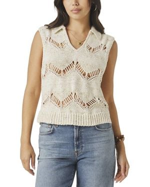 Splendid Lennox Polo Sweater - Blue