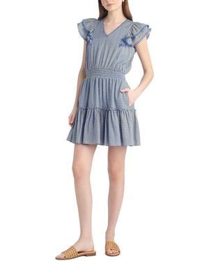 Draper James Gabby Mini Dress - Blue