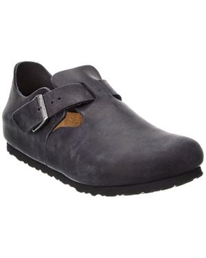 Birkenstock London Oiled Leather Clog - Black