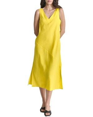 DKNY Linen Dress - Yellow