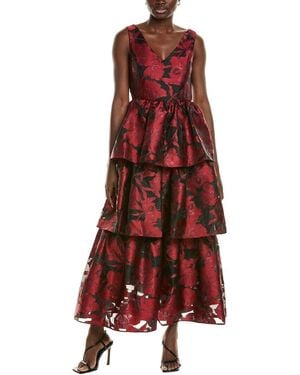 Julia Jordan Athena Maxi Dress - Red