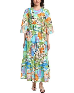 FLORA BEA NYC Jimmi Maxi Dress - White