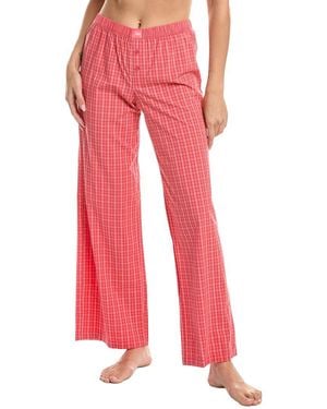 Florence By Mills Micro Plaid Pant - Red