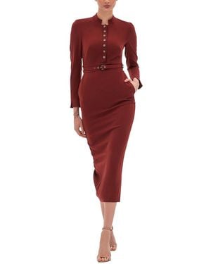 BGL Midi Dress - Red