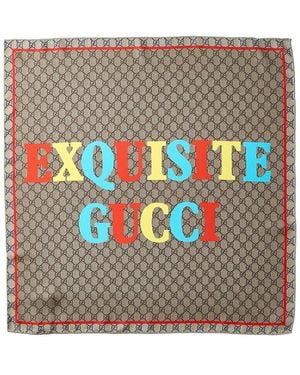 Gucci Exquisite Silk Scarf - Natural