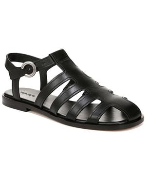 Vince Melina Leather Strappy Sandal - Black