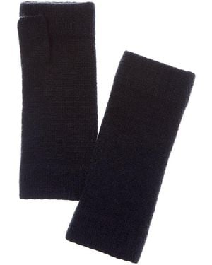 N.Peal Cashmere Cashmere Fingerless Gloves - Blue
