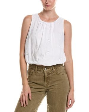 Michael Stars Hazel Bubble Top - White