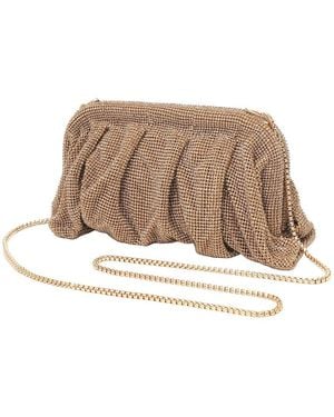 Tiffany & Fred Paris Tiffany And Fred Paris Crystal-Embellished Evening Clutch - Brown