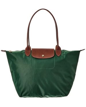 Longchamp Le Pliage Canvas Tote - Green