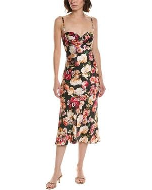 L'Agence Solay Midi Dress - Multicolour