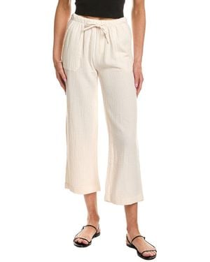 Splendid Gauze Crop Pant - Natural
