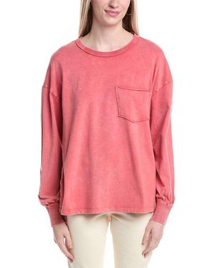 LaBiz High-Low Pocket Top - Pink