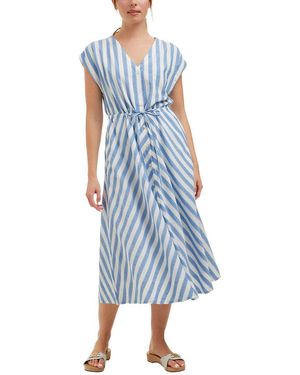 Draper James Haven Short Sleeve Midi Shirtdress - Blue