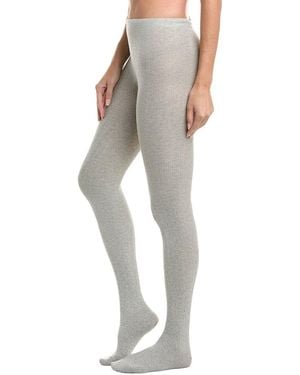 High Heel Jungle Cozy Ribbed Tights - Grey