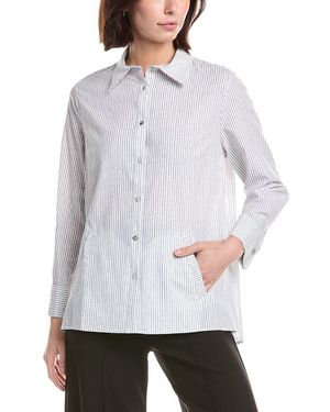 Lemon Grass Button Down Shirt - Grey