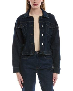 Kenneth Cole Corset Trucker Jacket - Black