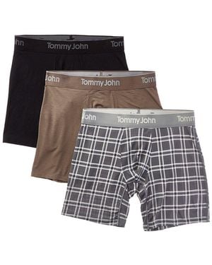 Tommy John Second Skin 6In Boxer Brief - Black