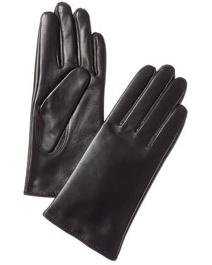 Phenix Tf Dnu Cashmere-Lined Leather Gloves - Gray
