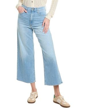 Rag & Bone Annie Light Wash Wide Leg Ankle Jean - Blue