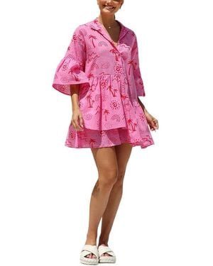 DELI S Solid Mini Dress - Pink