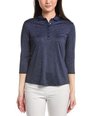 Callaway Apparel 3/4-Sleeve Swing Tech Polo Shirt - Blue