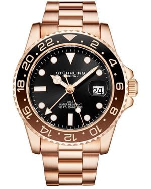 Stuhrling Unisex Aquadiver Watch - Metallic