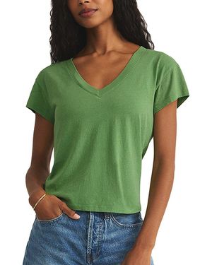 Z Supply Modern V-Neck T-Shirt - Green
