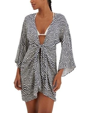 ViX Ravine Perola Short Cover Up - Grey