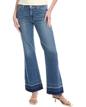 7 For All Mankind Dojo Agadir Tailorless Flare Jean - Blue