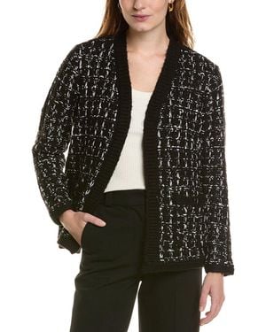 Anne Klein Kissing Front Cardigan - Black