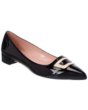 Roger Vivier Patent Flat - Black