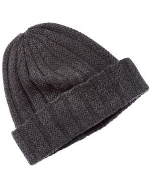 Sofiacashmere Sofiacashmere Novelty Rib Cashmere Hat - Black