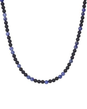 Stephen Oliver Plated 65.00 Ct. Tw. Gemstone Modern Necklace - Metallic