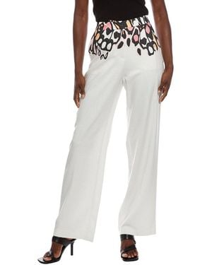 Marc Cain Printed Pant - White