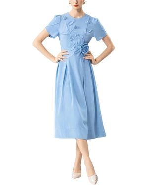 Olivia Taylor Midi Dress - Blue