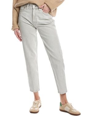 RE/DONE Taper Jean Coated Quartz Jean - Gray