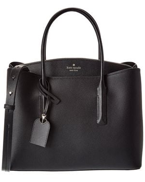 Kate Spade Margaux Large Leather Satchel - Black