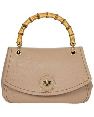 Bric's Gondola Girasole Leather Bag With Loop Handle - Brown