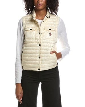 Moncler Grenoble Gumiane Recycled Ripstop Vest - Natural