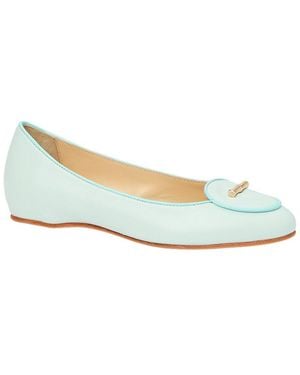 J.McLaughlin Hollis Leather Flat - Blue