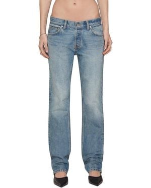 EB DENIM Low Rise Straight Jean - Blue