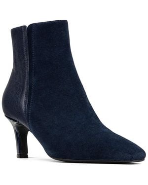 Donald J Pliner Banter Leather Bootie - Blue