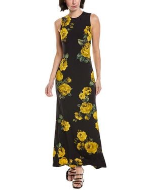 Alice + Olivia Delora Open Back Maxi Dress - Multicolour