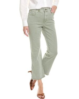 Tommy Bahama High-Rise Kick Flare Cotton Trousers - Green