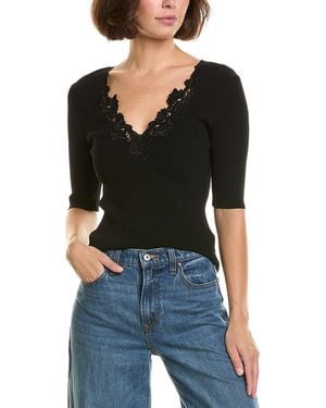 PAIGE Leanna Jumper Top - Black