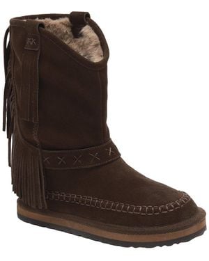 Free People Faye Leather Boot - Brown