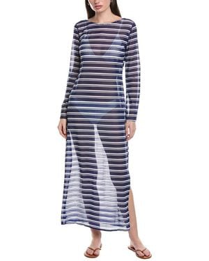 Sea Level Biarritz Mesh Long Dress - Blue